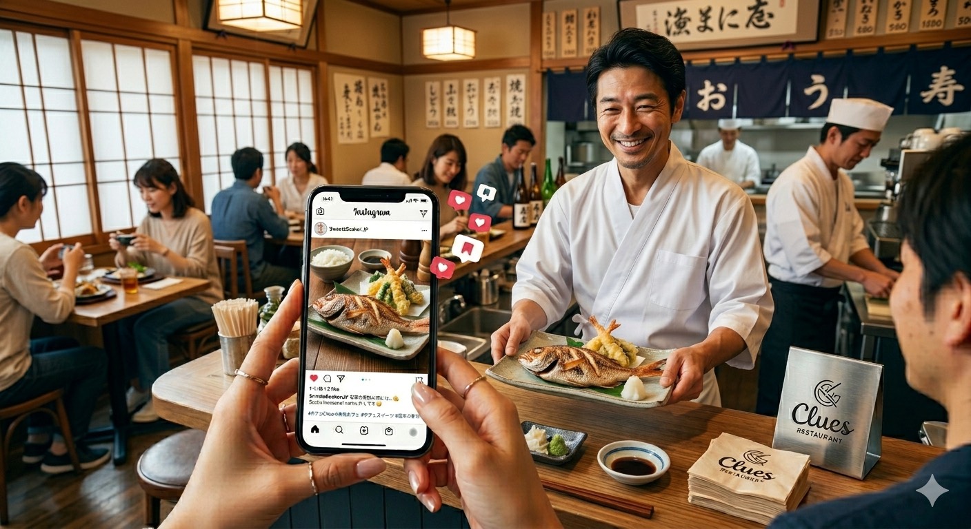 手軽に依頼できる、飲食店特化型インフルエンサーマッチングサービス clues restaurant（クルーズレストラン）
